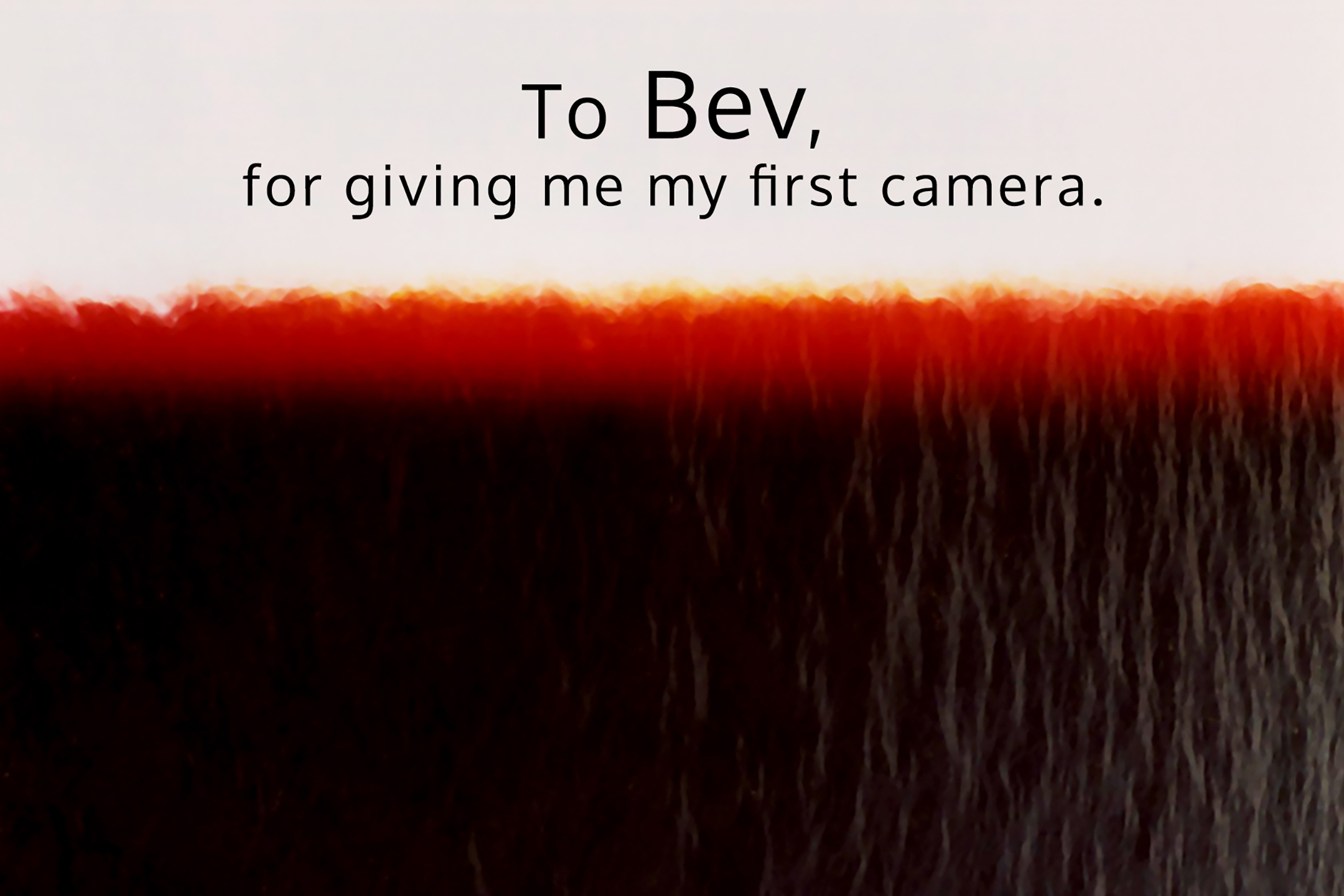 Acknowledgement Page.